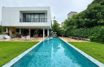 Casa com 6 dormitórios à venda, 480 m² por r$ 5.000.000 - alphaville fortaleza