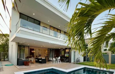 Casa com 4 dormitórios à venda, 365 m² por r$ 3.990.000 - alphaville fortaleza