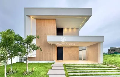 Casa com 4 dormitórios à venda, 219 m² por r$ 1.490.000,00 - cidade alpha - eusébio/ce