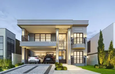 Casa com 5 dormitórios à venda, 400 m² por r$ 5.690.000 - alphaville fortaleza