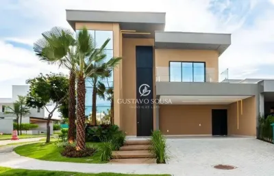 Casa com 4 dormitórios à venda, 291 m² por r$ 2.300.000,00 - cidade alpha - eusébio/ce