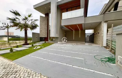 Casa com 4 dormitórios à venda, 274 m² por r$ 1.950.000,00 - cidade alpha - eusébio/ce