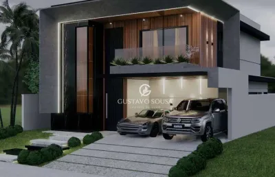 Casa com 4 dormitórios à venda, 245 m² por r$ 1.700.000,00 - cidade alpha - eusébio/ce