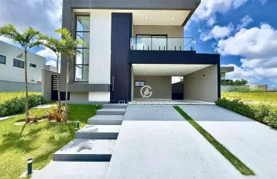 Casa com 4 dormitórios à venda, 196 m² por r$ 1.370.000,00 - cidade alpha - eusébio/ce