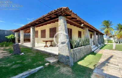 Casa com 4 quartos à venda na Avenida Oceano Indico, 255, Porto das Dunas, Aquiraz