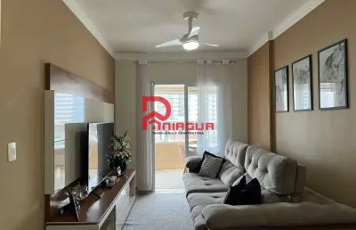 Apartamento com 3 dorms, guilhermina, praia grande - r$ 799 mil, cod: 6163