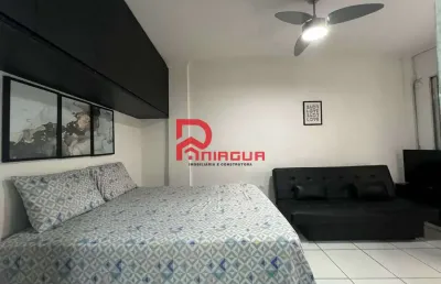 Kitnet com 1 quarto, canto do forte, praia grande, cod: 6986
