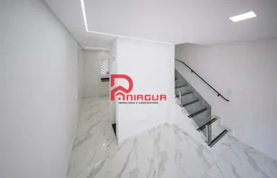 Casa de condomínio com 2 quartos, caiçara, praia grande - r$ 340 mil, cod: 7095