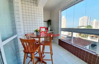 Apartamento com 2 quartos, maracanã, praia grande - r$ 410 mil, cod: 7138