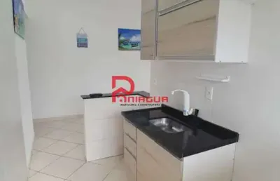 Apartamento com 1 quarto, caiçara, praia grande - r$ 272 mil, cod: 7543