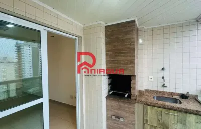 Apartamento com 2 quartos, guilhermina, praia grande, cod: 7735