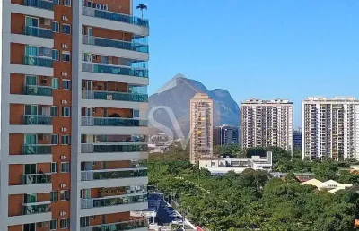 Excelente apartamento duplex na barra da tijuca, 3 quartos, 1 suíte, 121 m², condomínio américas park sunshine, andar alto, 2 vagas garagem, 3 banheiros.