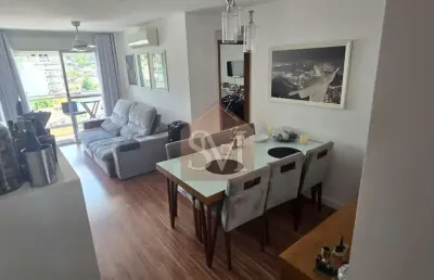 Apartamento à venda na taquara, rio de janeiro - 3 suítes, 82m², varanda com cortina de vidro!