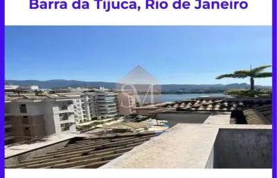Barra da tijuca: cobertura duplex 4 quartos, 2 suítes, 206m², 2 vagas de garagem