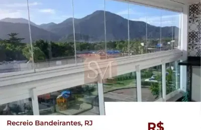 Cobertura duplex de luxo no recreio dos bandeirantes, 3 quartos (original 4), 2 suítes, 174m², 2 vagas - ótima localização!