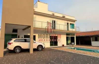 Lindo sobrado luxuoso a venda em piracicaba,  4 dorms, 4 suites e piscina