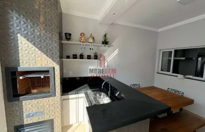 Casa em condomínio na água branca, com 3 dorms, suite e área gourmet