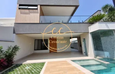 Casa de luxo no recreio dos bandeirantes: 5 quartos, 4 suítes, 469m², piscina e condomínio riviera del sol.