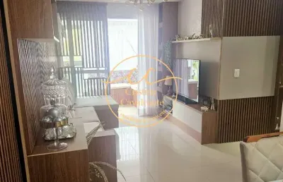 Encante-se com este apartamento à venda no recreio/maui: 2 quartos, 1 suíte, 73m², 1 vaga, varanda gourmet. venha conhecer!