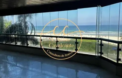 Apartamento à venda na barra da tijuca/rj - 3 quartos, 1 suíte, varandão frontal mar - 187m² - 3 vagas de garagem
