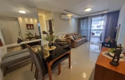 Apartamento de luxo na barra da tijuca - 2 quartos, 1 suíte, 85m², varanda gourmet e vista para a lagoa. venha conferir!