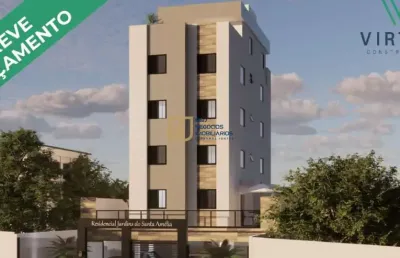 Apartamento à venda - 2 quartos - 1 vaga - 44m² - elevador - santa amélia
