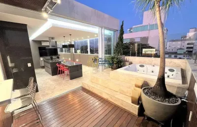 Cobertura top house à venda - 3 quartos sendo 1 suíte - 3 vagas - itapoã