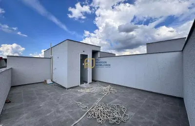 Cobertura à venda - 2 quartos 1 com suíte - 1 vaga pilotis - jardim atlântico bh