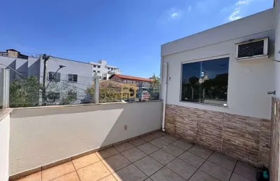 Cobertura à venda - 4 quartos sendo 1 suíte  - 2 salas - 1 vaga - santa amélia