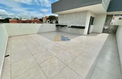Cobertura à venda - 3 quartos sendo 1 suíte - 2 vagas - bairro santa mônica