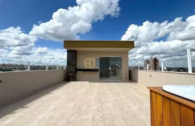 Cobertura à venda - 3 quartos sendo 1 suíte - 3 vagas - 155m² - santa branca bh