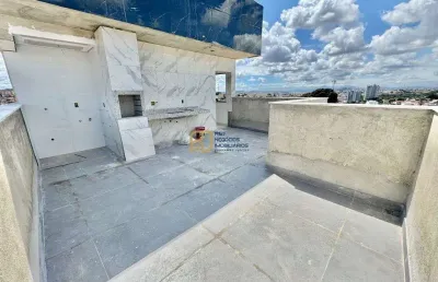 Cobertura à venda - 4 quartos sendo 2 suítes - 1 vaga pilotis - santa mônica bh