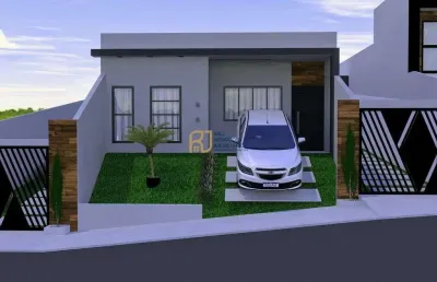 Casa linear - 3 quartos 1 com suíte - 1 vaga - belo vale - são josé da lapa mg