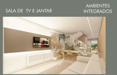 Casa geminada à venda - 2 suítes - 2 vagas - ampla área externa - santa branca