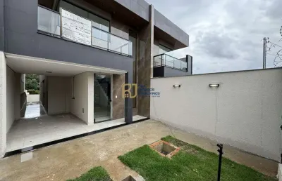 Casa geminada à venda - 3 quartos sendo 1 suíte - 3 vagas - bairro santa branca
