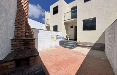 Casa geminada à venda - 130m² - 3 quartos 1 com suíte - 2 vagas - santa branca