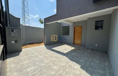 Casa geminada à venda - 3 quartos sendo 1 suíte - 2 vagas - bairro santa mônica