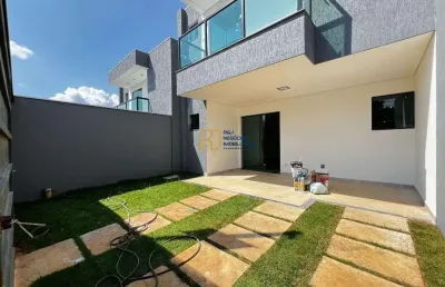Casa geminada à venda - 3 quartos sendo 1 suíte - 2 vagas - são josé da lapa mg