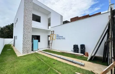 Casa geminada à venda - 3 quartos 1 com suíte - 2 vagas - sala ampla - gávea ii
