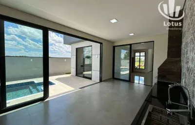 Linda casa com 4 suítes à venda, 301 m² - condomínio tamboré - jaguariúna/sp