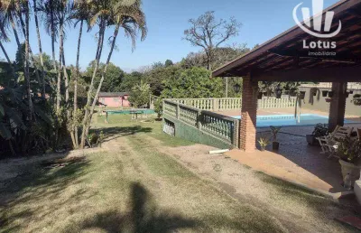 Chácara com 8 dormitórios à venda, 3500 m² - recanto camanducaia - jaguariúna/sp