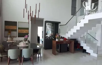 Casa com 3 dormitórios à venda, 417 m² - condomínio tamboré jaguariúna - jaguariúna/sp
