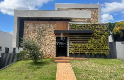 Casa térrea alto padrão' c/ 318m²,  em alphaville 3 - ribeirão preto, sp