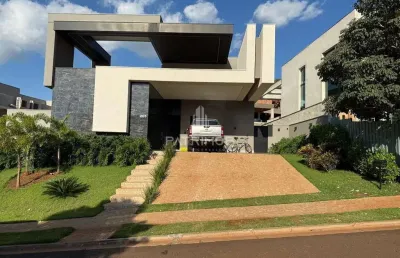 Casa térrea alto padrão' c/ 270m²,  em alphaville 3 - ribeirão preto, sp