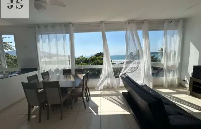 Apartamento exclusivo de frente para o mar - 03 suítes, praia do sapé, maranduba
