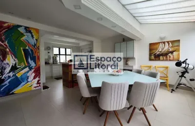 Cobertura com 4 dormitórios à venda, 150 m² por r$ 1.200.000,00 - prainha - caraguatatuba/sp