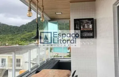 Apartamento com 3 dormitórios à venda, 98 m² por r$ 955.000,00 - toninhas - ubatuba/sp