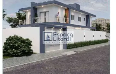 Sobrado com 3 dormitórios à venda, 120 m² por r$ 550.000 - balneário recanto do sol - caraguatatuba