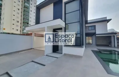Sobrado novo com 4 dormitórios à venda, 245 m² por r$ 1.950.000,00 - indaiá - caraguatatuba/sp