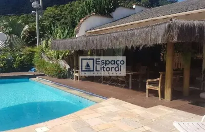 Casa com 3 dormitórios à venda, 350 m² por r$ 3.600.000,00 - barequeçaba - são sebastião/sp
